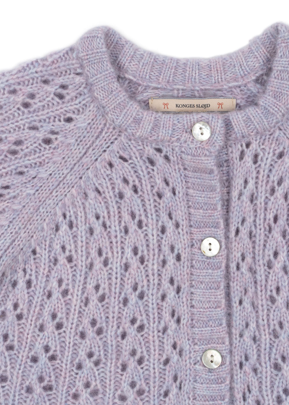 Isa Strick Cardigan Lavender Mist