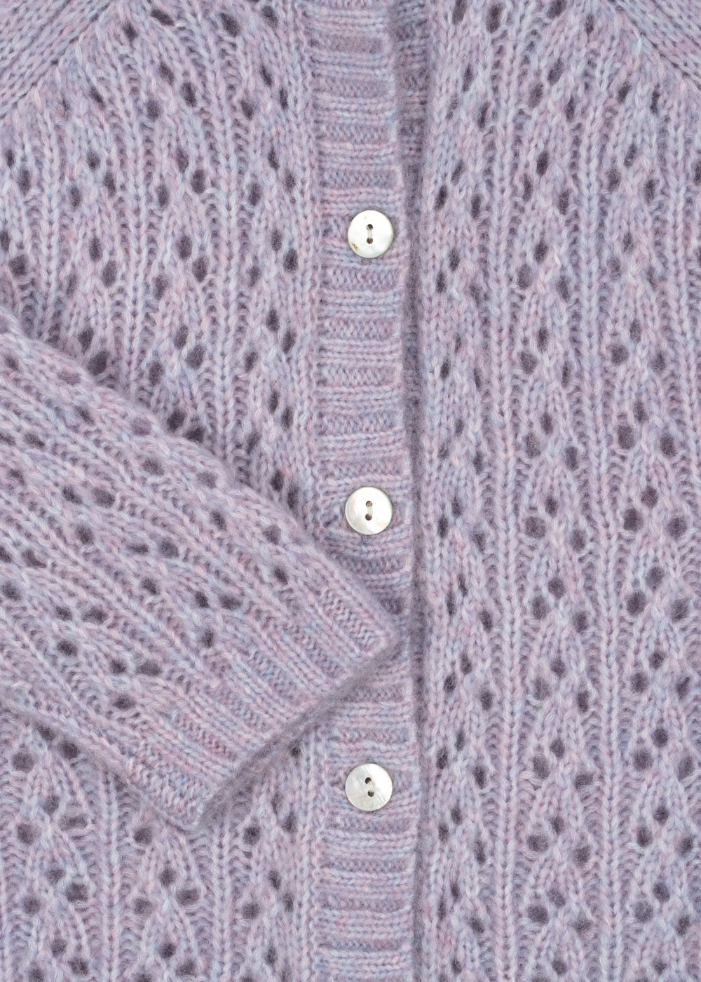 Isa Strick Cardigan Lavender Mist