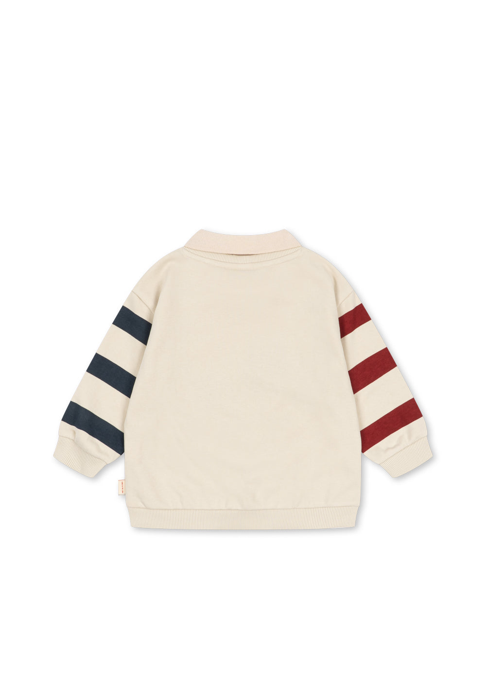 Spotty Longsleeve Polo 🐶🦴Brown Rice