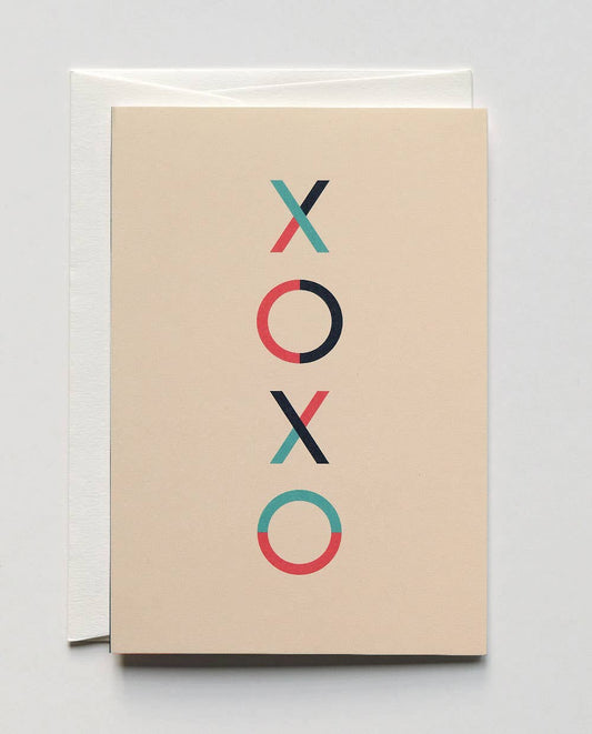 Card Lucky Letters XOXO