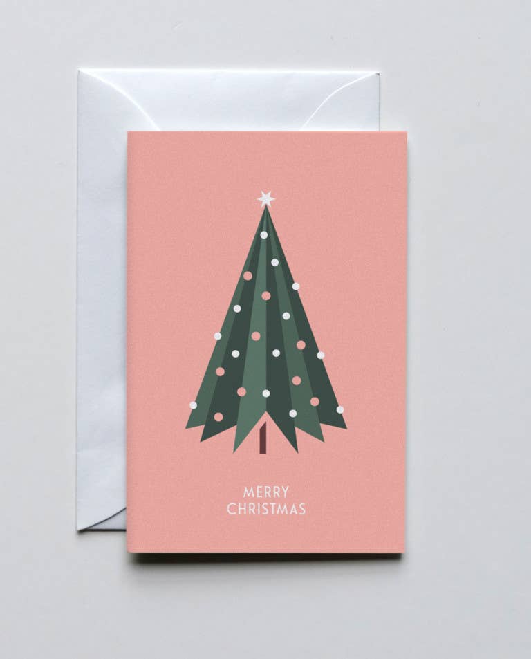 Pretty Tree Kleine weihnachtliche Geschenkkarte