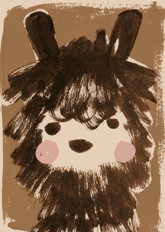 Poster Alpaca 50X70 cm