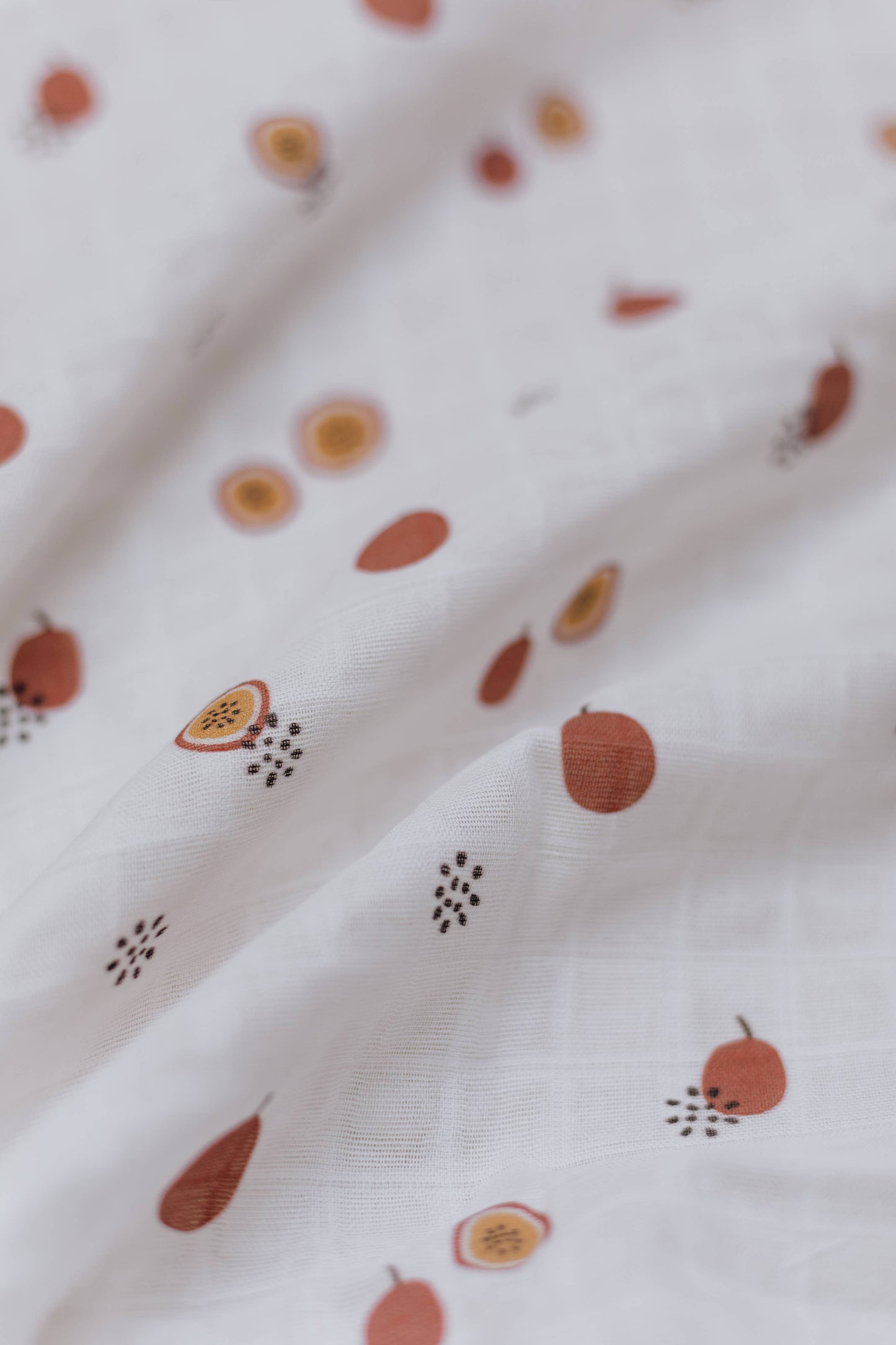 Musselintuch Maracuja