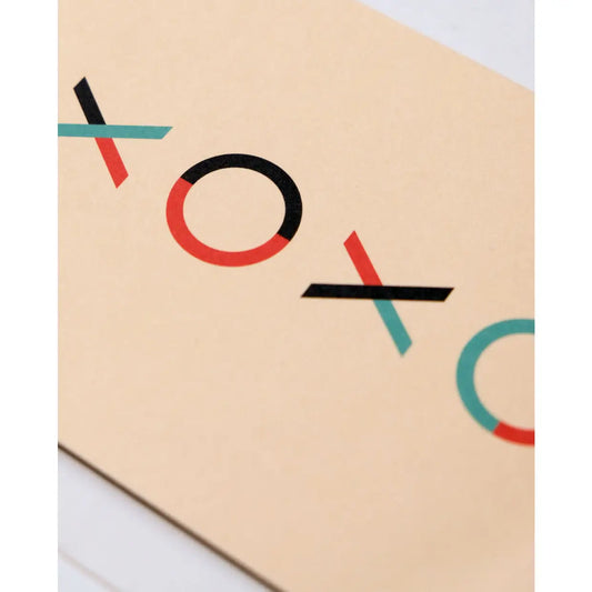 Card Lucky Letters XOXO