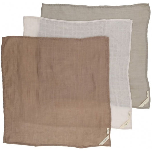Musselin Tücher 3er Set Rosé Dust