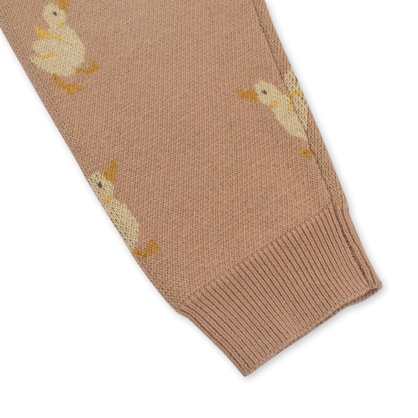 Jacquard-Merino Jogger Maple Sugar Duckling