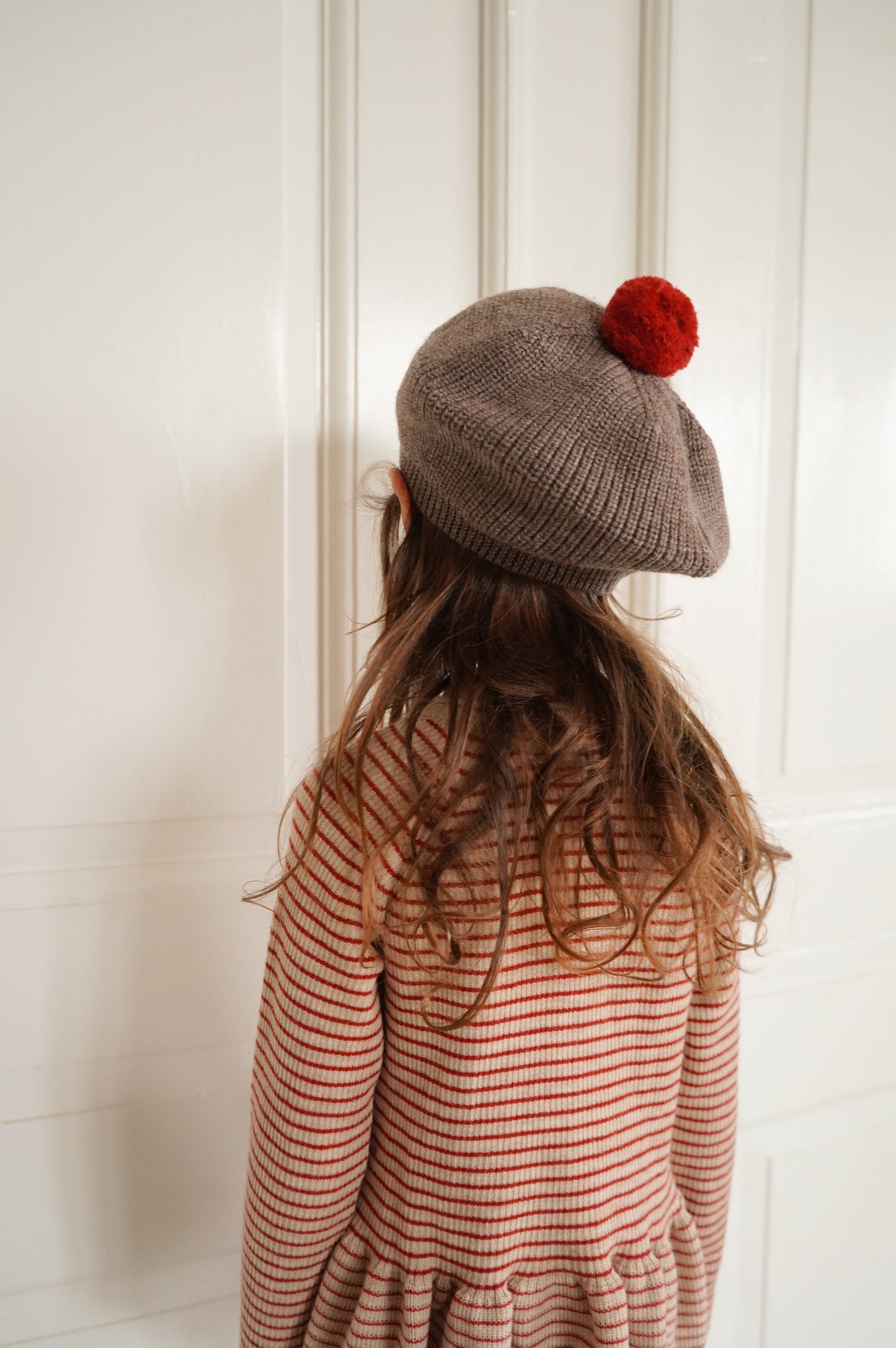 Merino Rüschen Strickjacke Geringelt 9 & 12 Monate