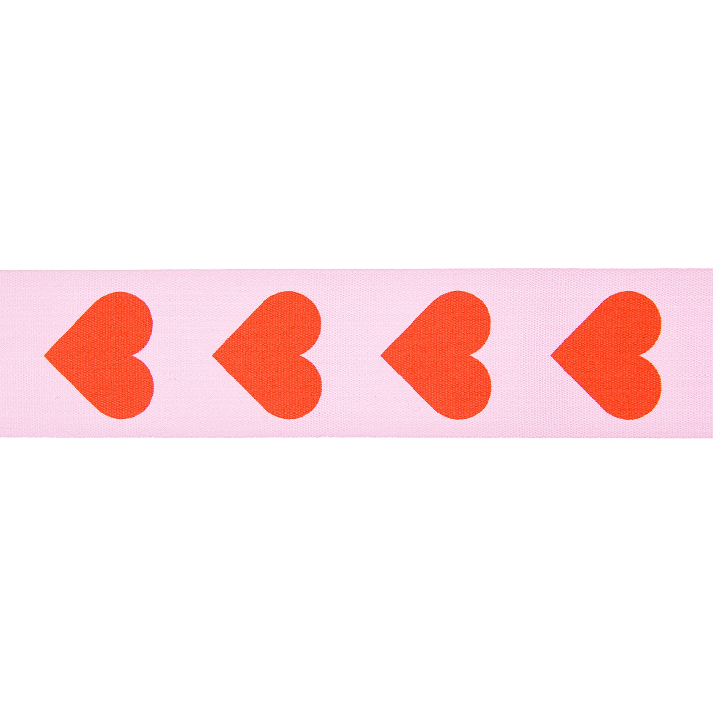 Taftband Herzen neon