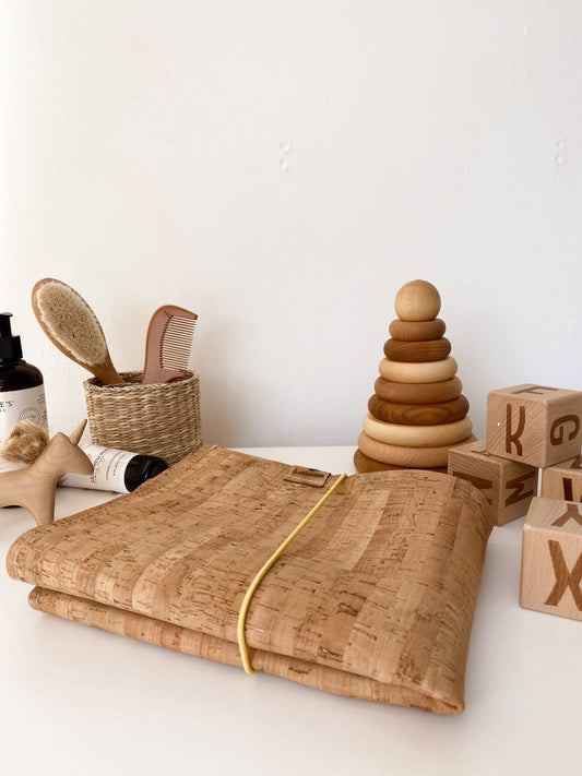 2 in 1 changing mat cork mint