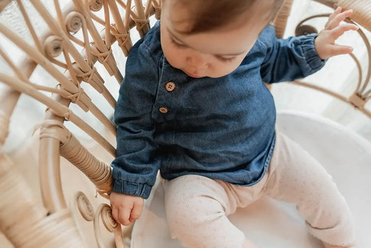 Baby Denim Shirt “Breastfeed'Jean”