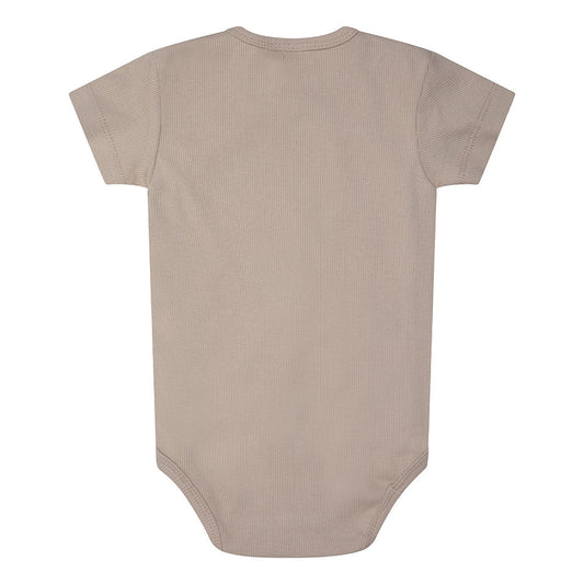 Wickel Body kurzarm Silbergrau 0-12 Monate