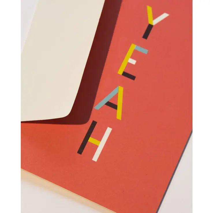 Karte Lucky Letters Yeah