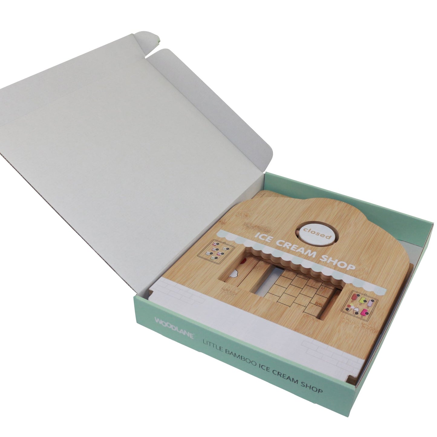 Piccola gelateria di bambù