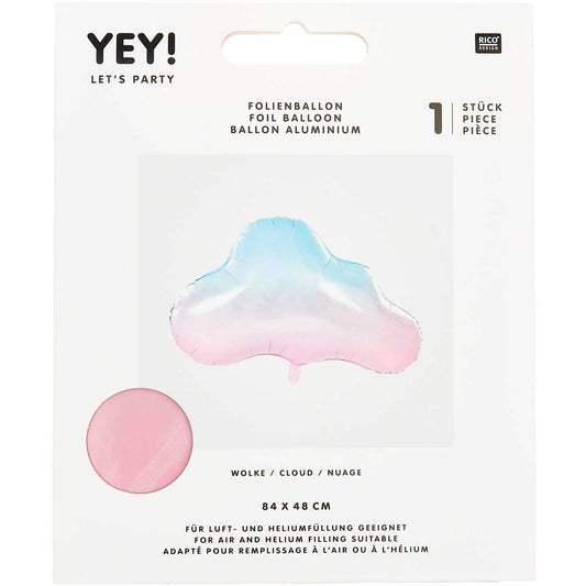 Palloncino foil ombré nuvola