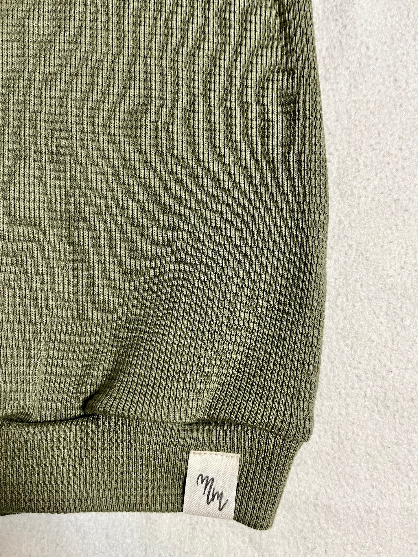 Oversized Waffeljersey Sweater "FEO"