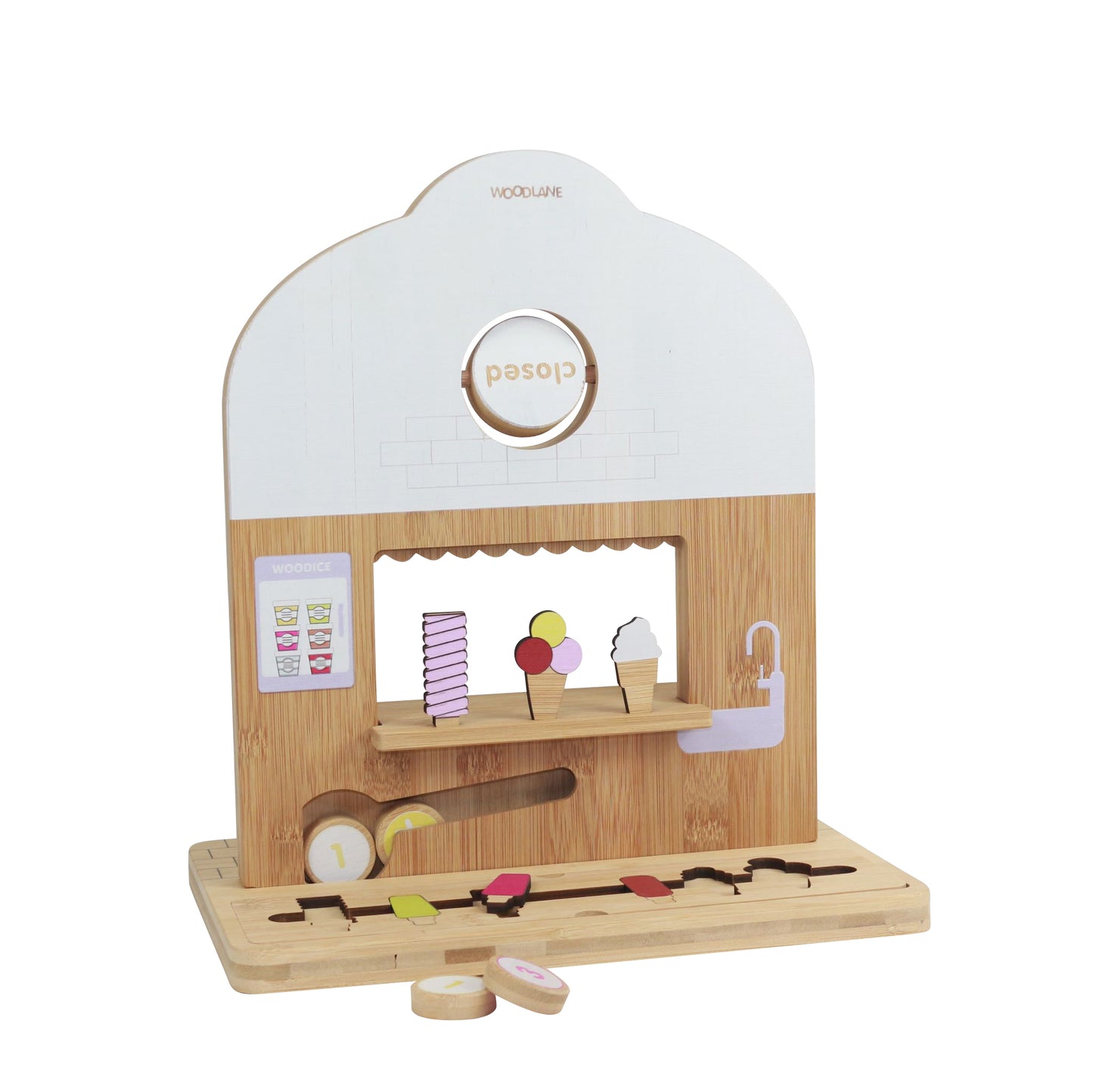 Piccola gelateria di bambù