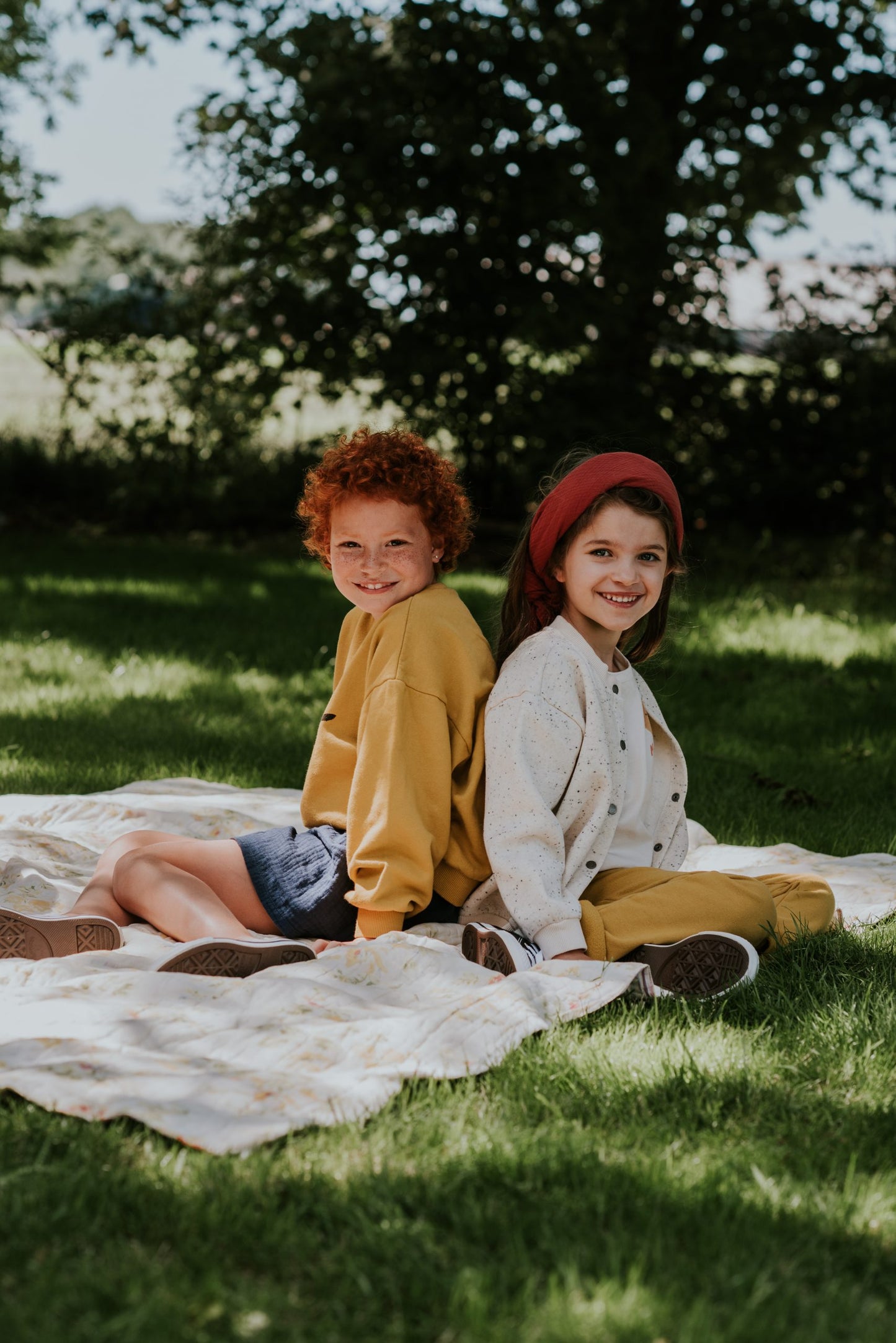 Sweater Jacke confetti/natur 3-8 Jahre