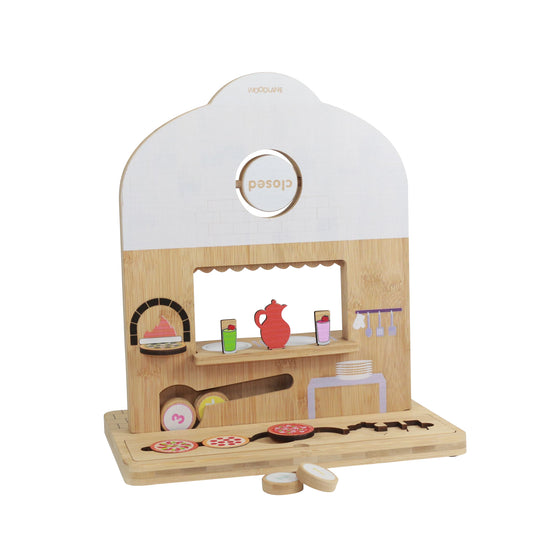 Piccola pizzeria di bambù