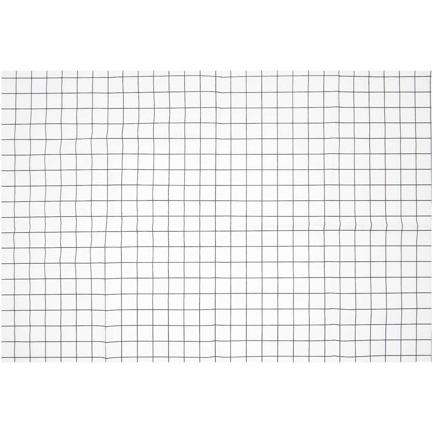 Seidenpapier Schwarz/Weiß Kariert