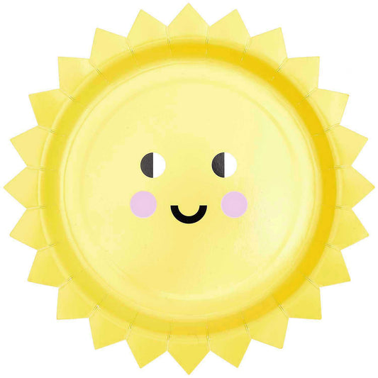 Paper plate sunny sun ☀️