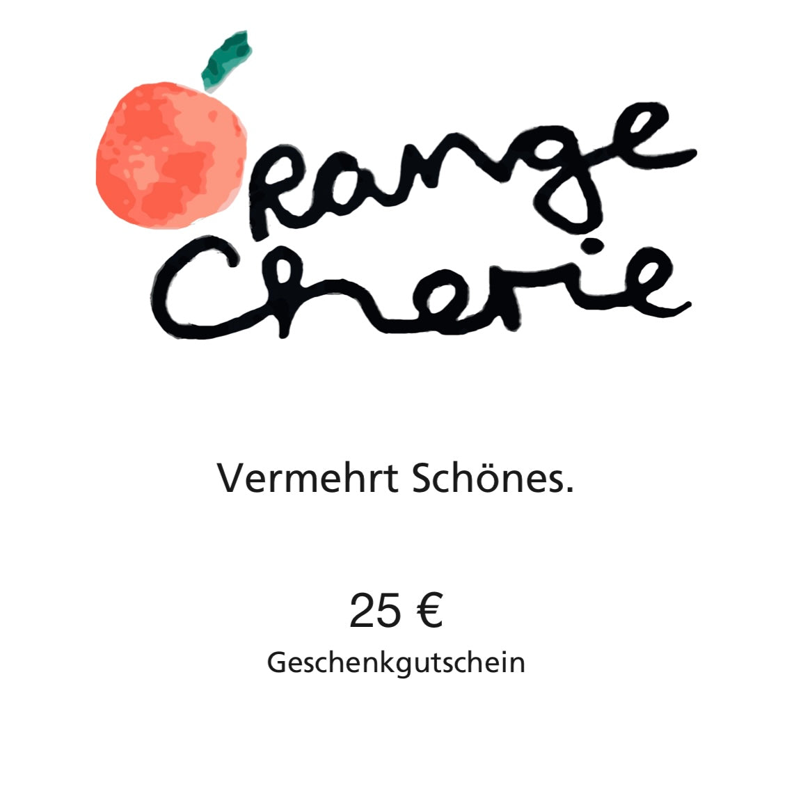 🍊 OrangeCherie Gutschein