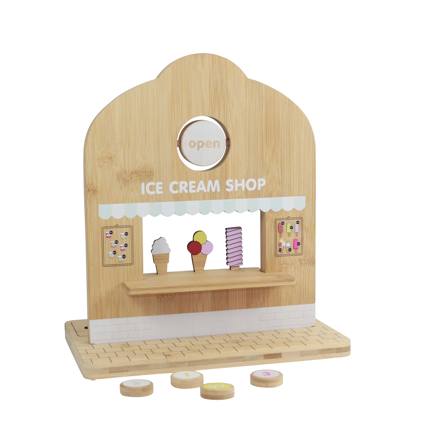 Piccola gelateria di bambù