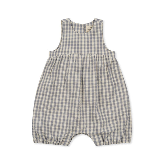 Organic Vichy Check Playsuit 12 months
