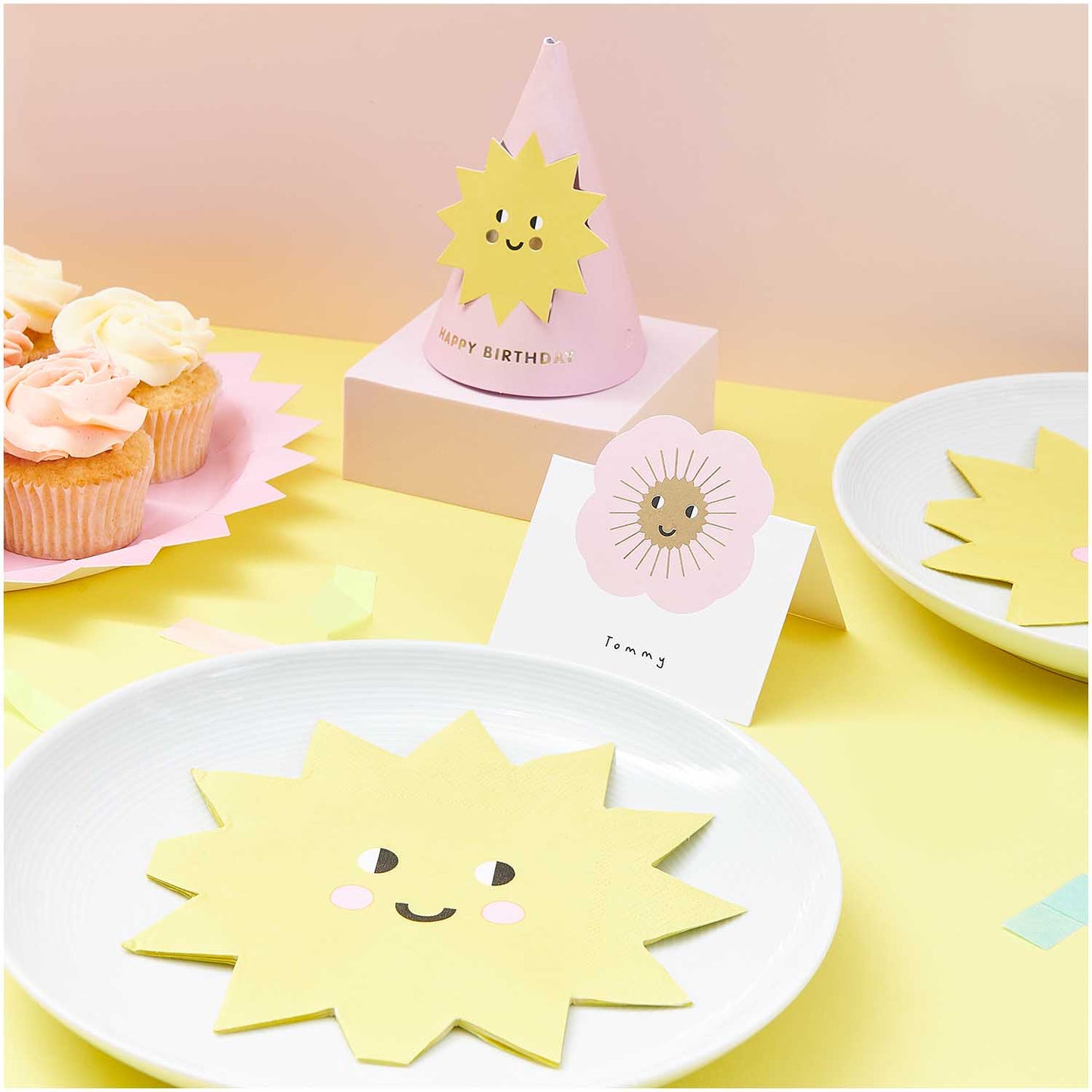 Paper plate sunny sun ☀️