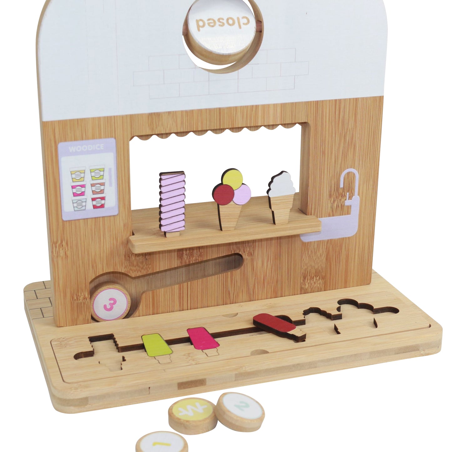 Piccola gelateria di bambù