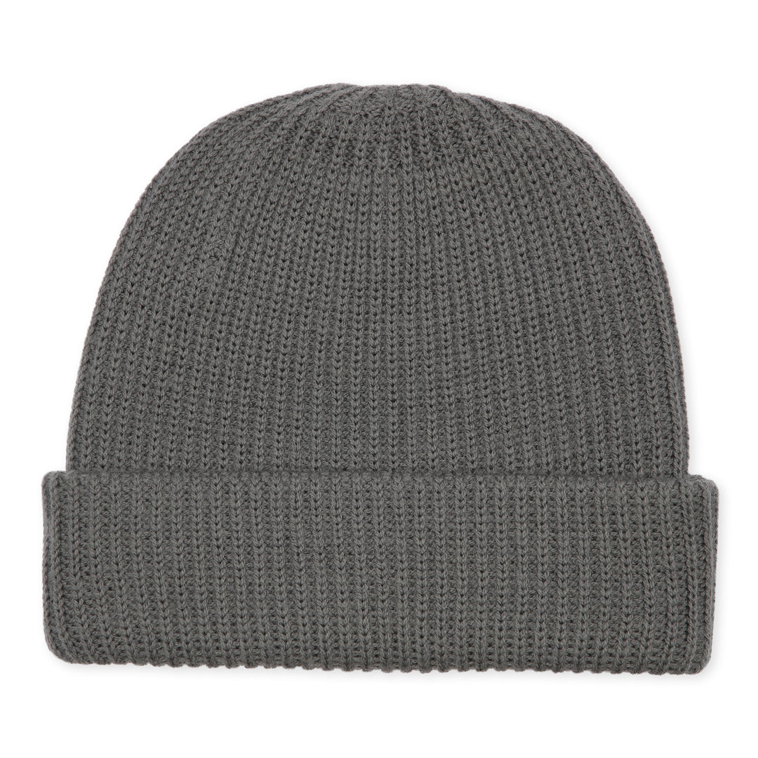 Merino Rippstrick Mütze Mulled Basil