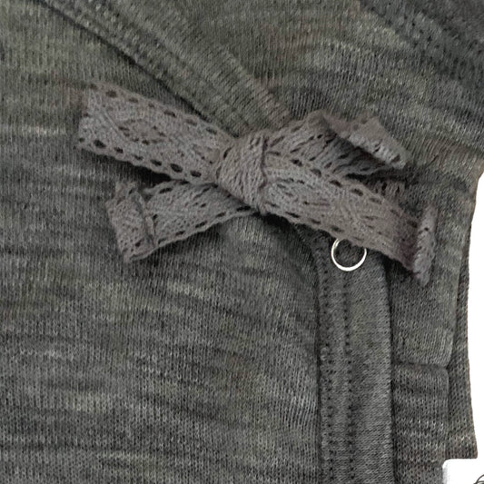 Merino Wickelbody Grau