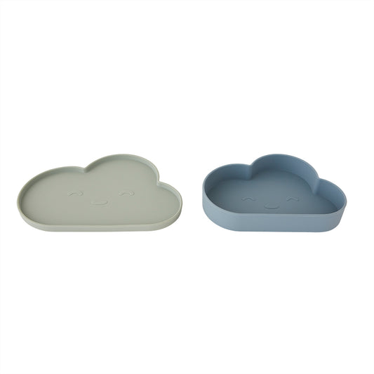Bowl & Plate Cloud made of silicone