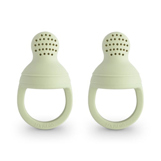 Fruit and Vegetable Pacifier Fresh Food Feeder Set of 2 - Sage