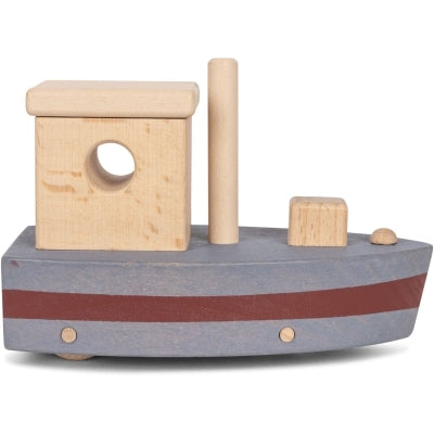 Holzschiffchen Set Fähre und Boot aus Holz
