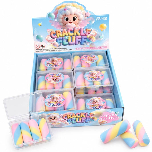 Crackle Fluff neuester Squiahy Fan Artikel in pastellfarben und mit crunchy Hülle