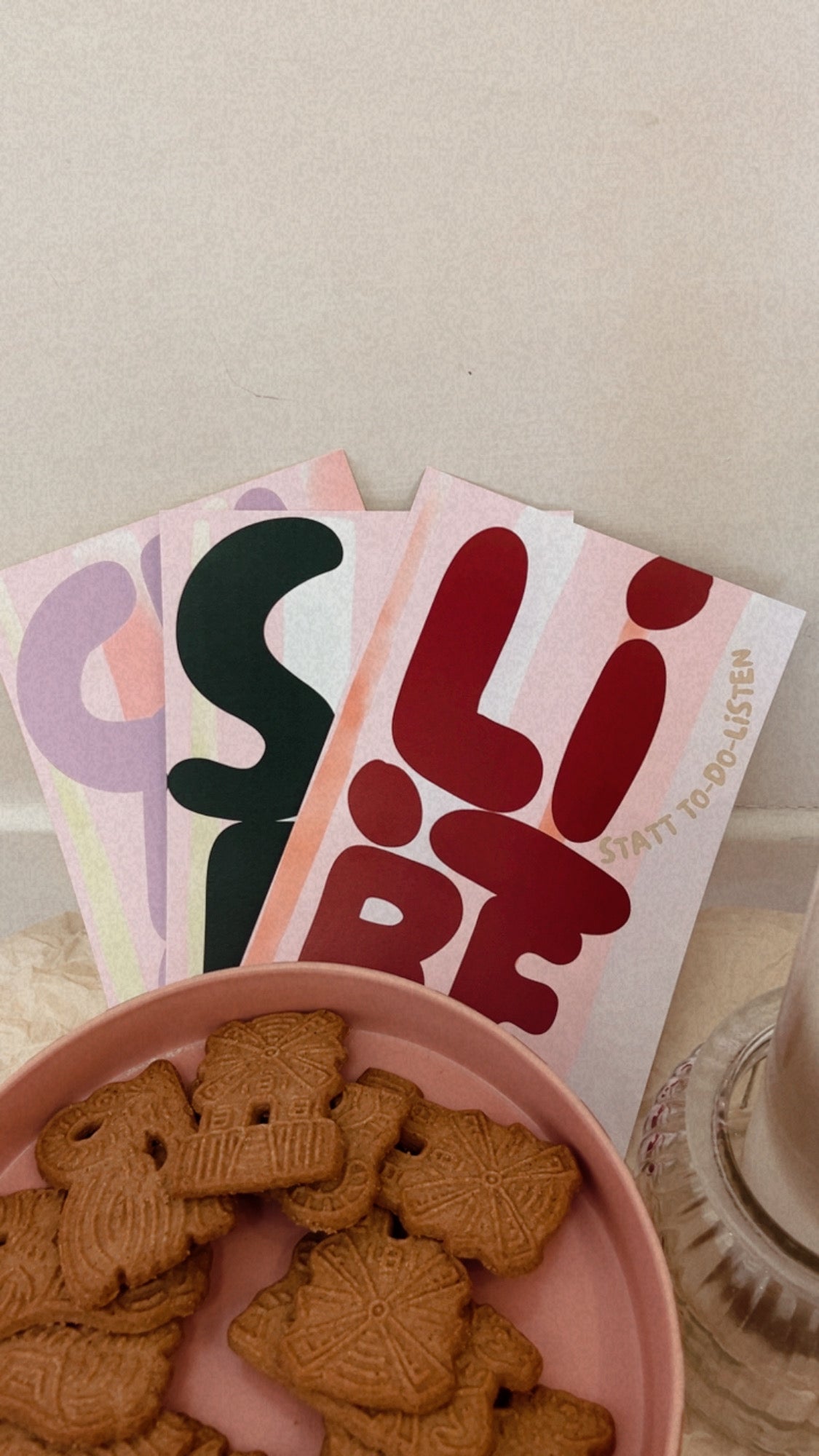 Mood Mama Manifestationskarten von OrangeCherie Set aus 3 Stück Liebe, Soft und Chaos