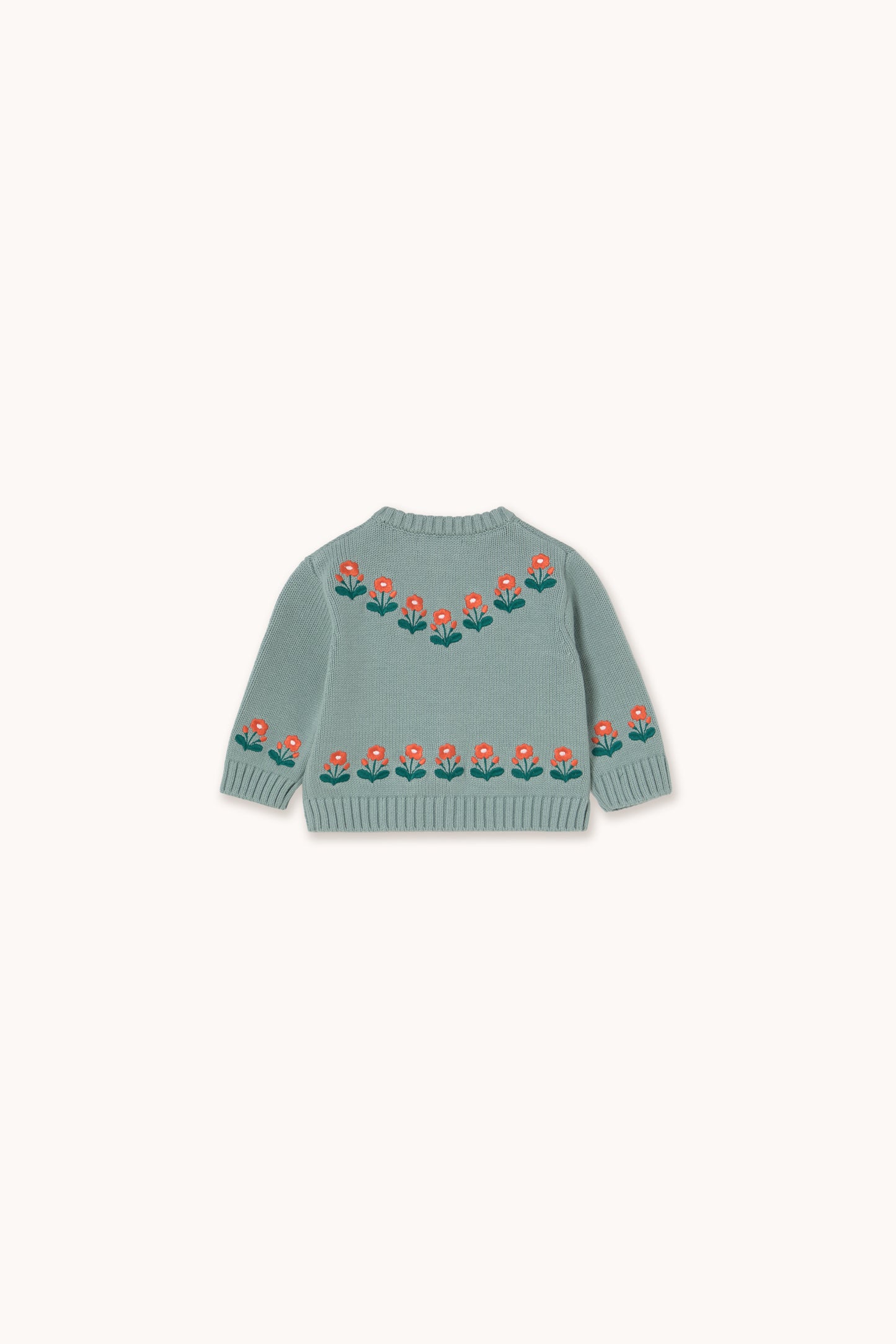 Tinycottons Flowers Baby Knitted Cardigan
