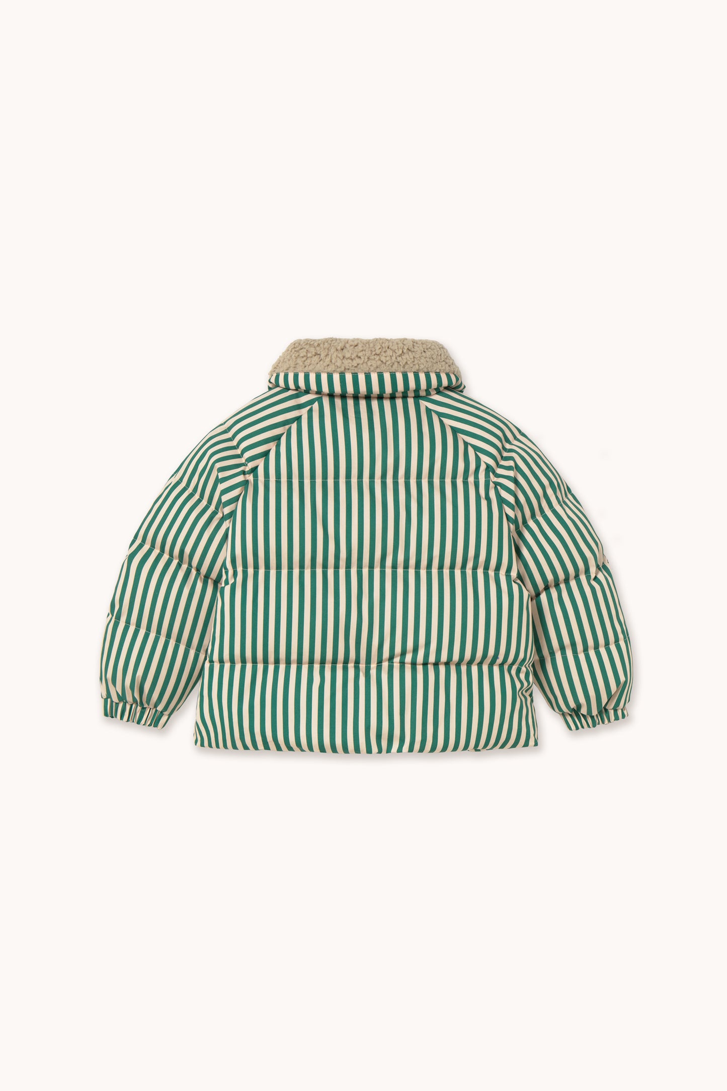 Tinycottons Green Stripes Pufferjacke