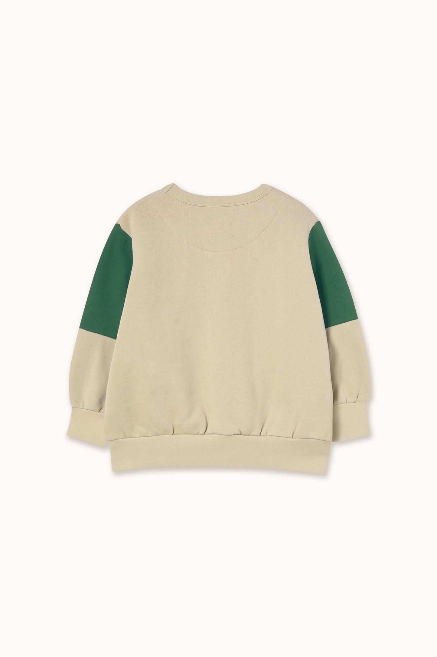 Color Block Sweater TinyCottons Dark Vanilla