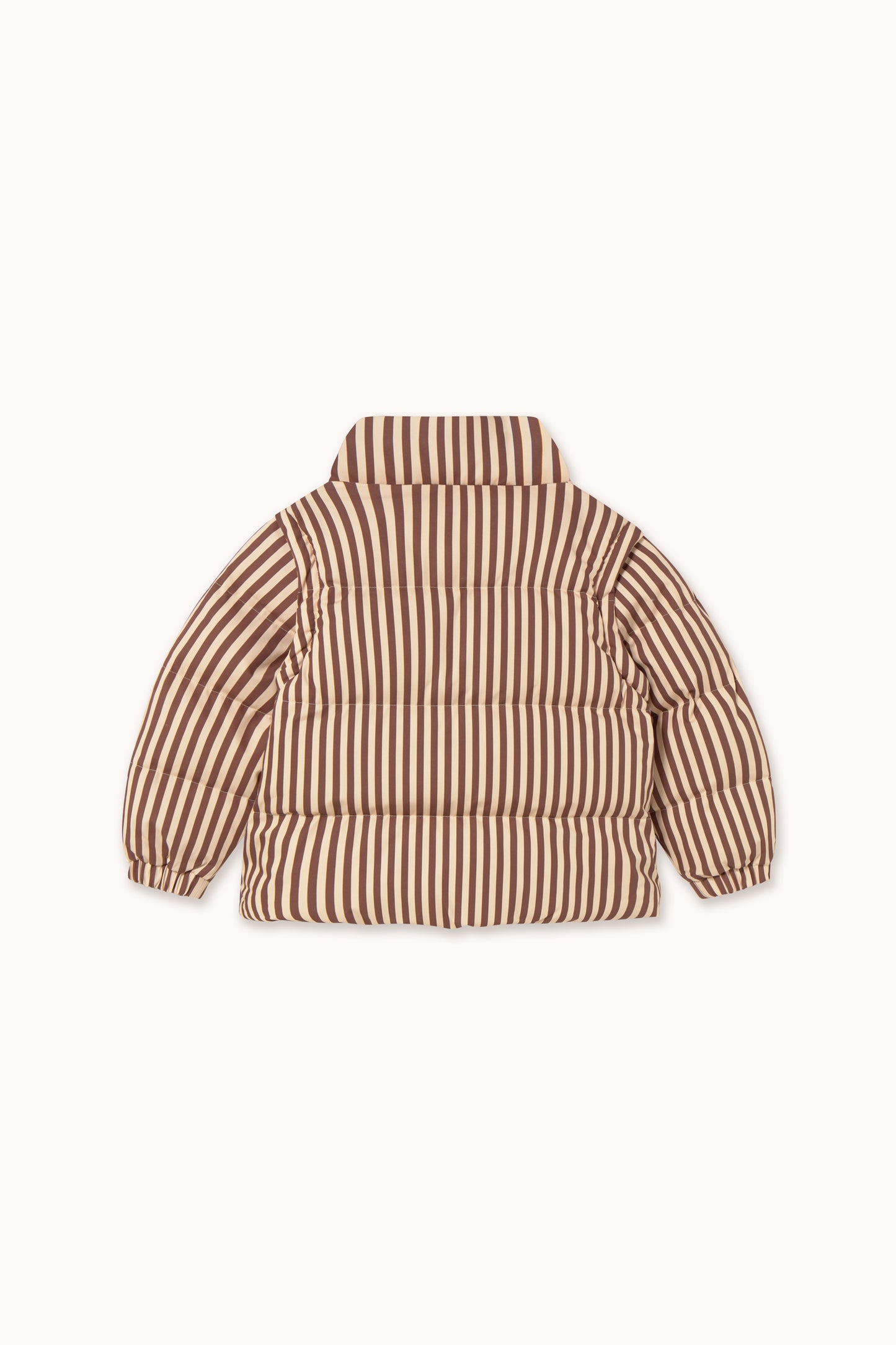 Tinycottons Stripes Pufferjacke/Weste 2in1 Vanilla