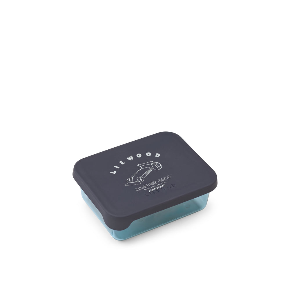 Ako Tritan Snack Box 🏎️✨2819 Race car / Classic navy