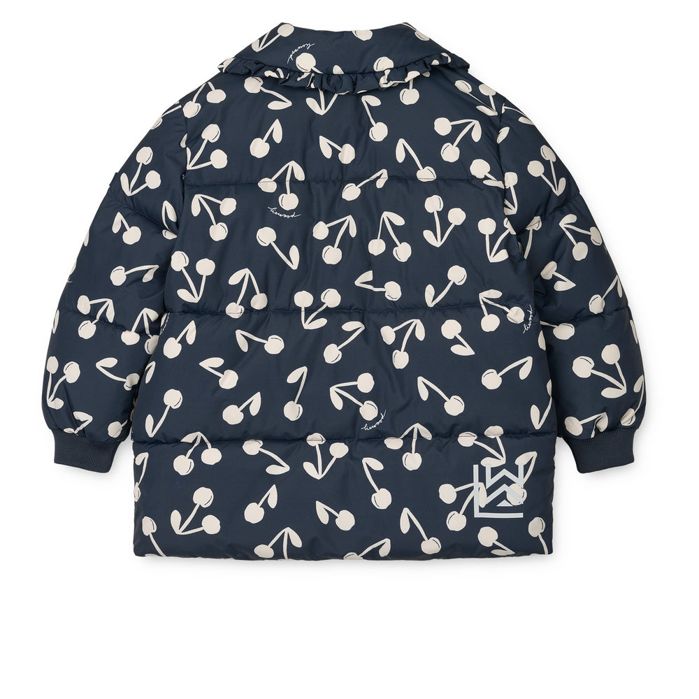 Anemone Long Jacket 🍒 mit Kirschmuster 116-134