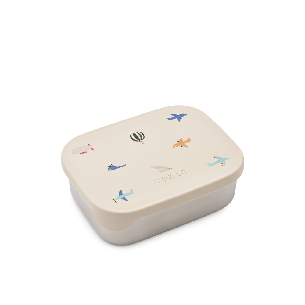 Stainless steel lunch box Arthur with “Aviator” aviation print 900ml 