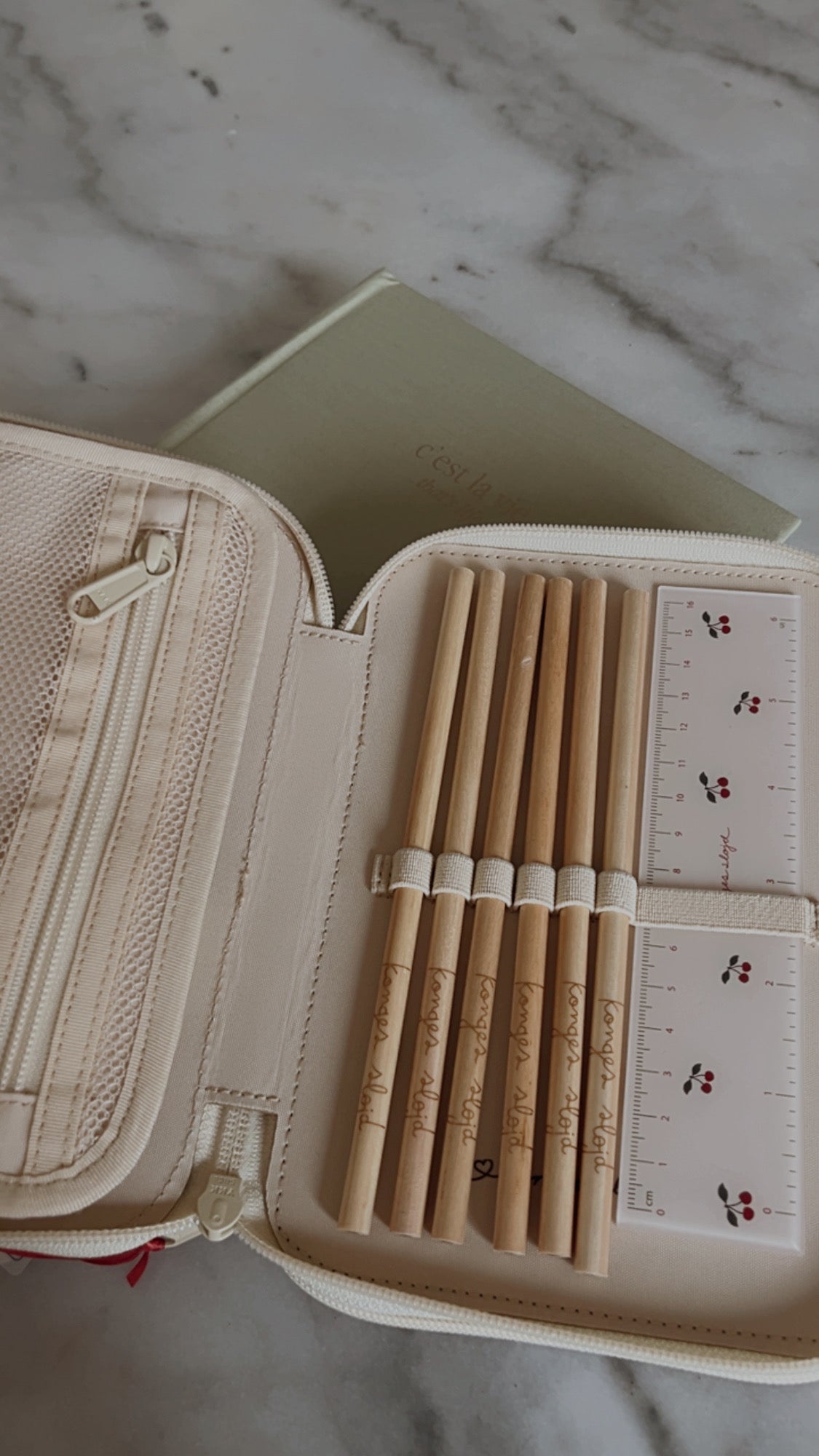 3-Fach Federmäppchen Clover 🏎️✨ befüllt