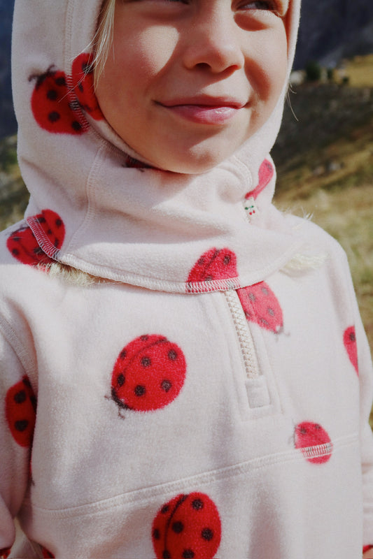 Tavi Fleece Balaclava Ladybug