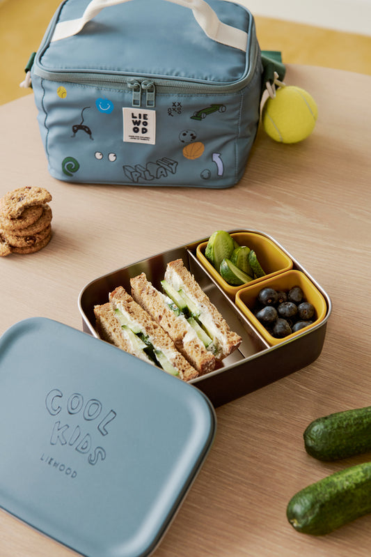 Edelstahl Lunchbox Nina Cool Kids Dusty Peppermint 🩵🌱✏️🏐
