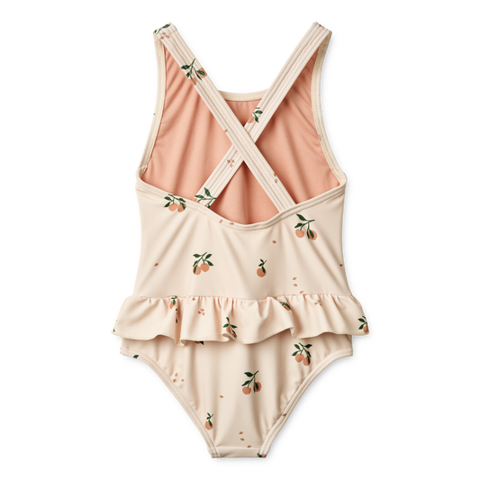 Swimsuit Amara 🍑 peach print 2-7 years