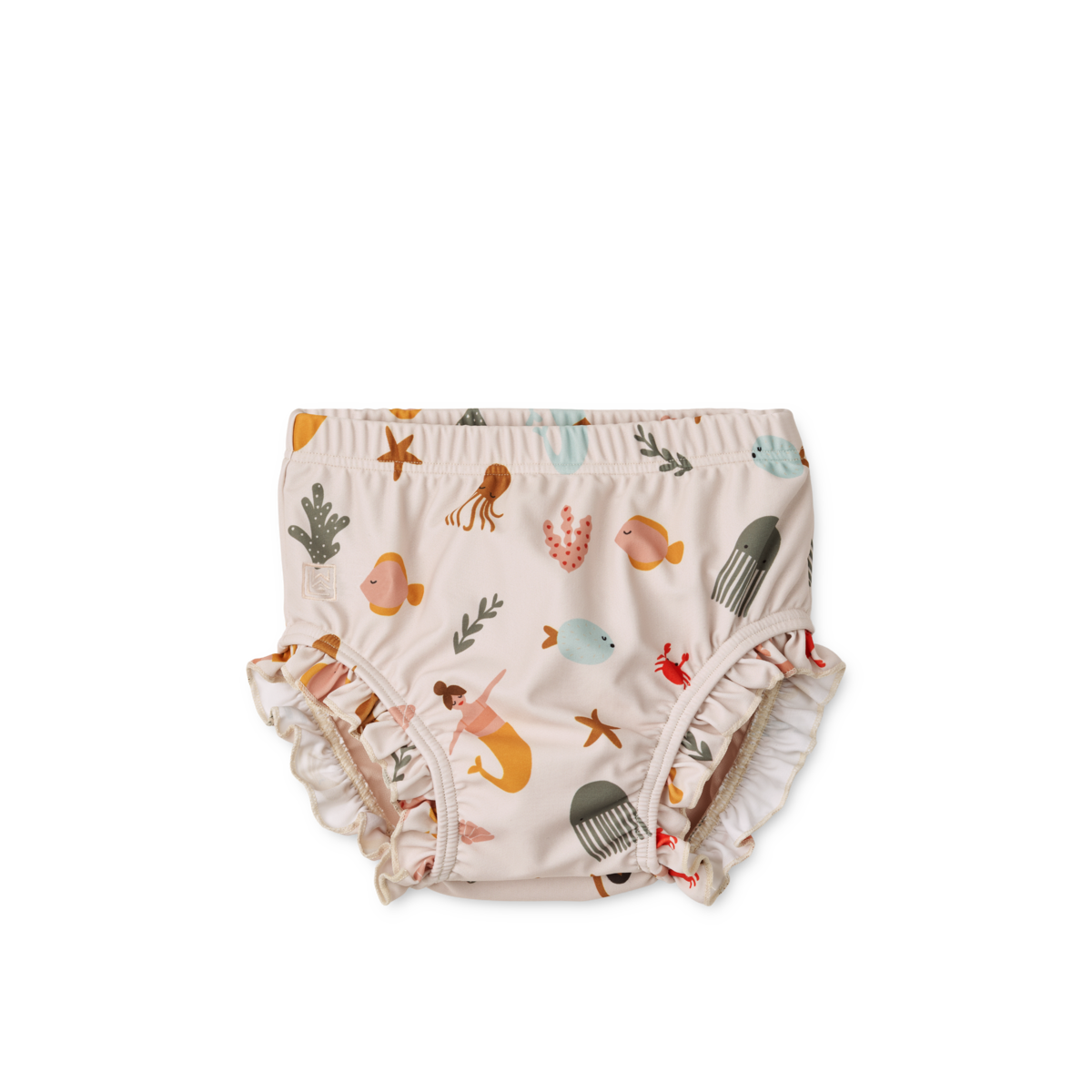 Mila UV swim diaper with mermaid print