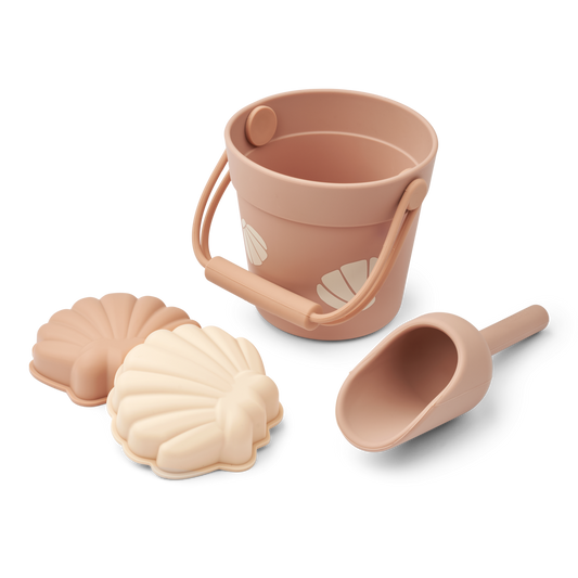 Mini set da gioco con la sabbia conchiglia 🐚 4 pezzi.