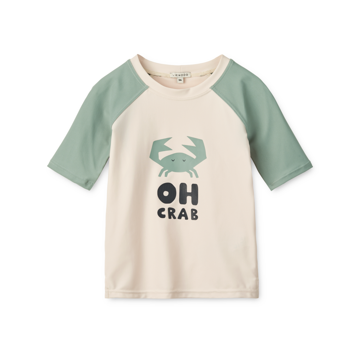 UV swimming shirt Noah with “Oh Crab” print